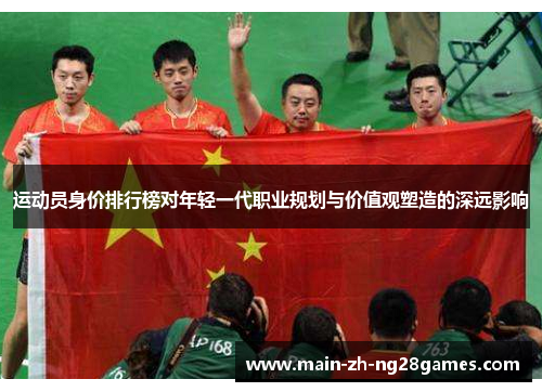 运动员身价排行榜对年轻一代职业规划与价值观塑造的深远影响 运动员身价排行榜对年轻一代职业规划与价值观塑造的深远影响
